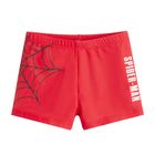 Cool Club, Costum de baie pentru baieti, rosu, UV 50, imprimeu Spider-Man