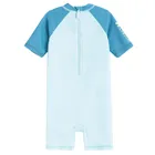 Cool Club, Costum de baie pentru baieti, turcoaz, UV 50, imprimeu Mickey Mouse