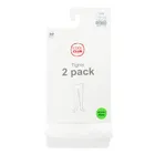 Cool Club, Dresuri pentru fete, alb, microfibra, 40 DEN, set, 2 buc.