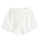 Cool Club, Fusta-pantaloni scurti pentru fete, cu in, alb