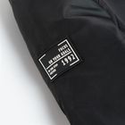 Cool Club, Geaca bomber neagra pentru baieti, imprimeu Focus on your goals