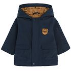 Cool Club, Geaca cu gluga pentru baieti, 3in1, bluemarin-maro