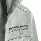 Cool Club, Geaca de blugi cu gluga pentru baieti, gri