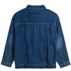 Cool Club, Geaca de blugi pentru baieti, oversize, albastru inchis denim