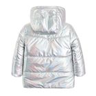 Cool Club, Geaca holografica argintie cu gluga pentru fete
