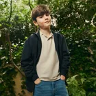 Cool Club, Geaca pentru baieti, oversize, bleumarin