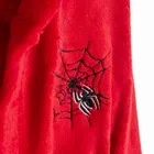 Cool Club, Halat de baie cu gluga pentru baieti, rosu, imprimeu Spider-Man