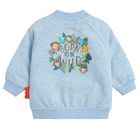 Cool Club, Hanorac albastru deschis cu fermoar pentru bebelusi, bumbac organic, Fisher-Price
