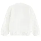 Cool Club, Hanorac bomber pentru fete, cu fermoar, alb