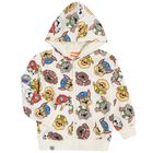 Cool Club, Hanorac cu fermoar pentru baieti, ecru, imprimeu Paw Patrol