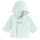 Cool Club, Hanorac cu gluga pentru baieti, cu nasturi, albastru
