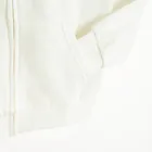 Cool Club, Hanorac cu gluga pentru fete, cu fermoar, alb