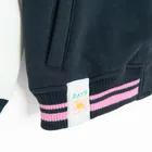 Cool Club, Hanorac pentru fete, cu capse, calduros, bleumarin