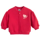 Cool Club, Hanorac pentru fete, cu fermoar, rosu, imprimeu Hello Kitty