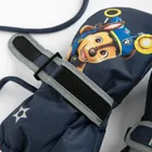 Cool Club, Manusi de schi pentru baieti, cu snur, bleumarin, imprimeu Paw Patrol