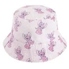 Cool Club, Palarie pentru fete, cu doua fete, violet, imprimeu Lilo si Stitch