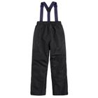 Cool Club, Pantaloni de schi cu bretele pentru fete, negru-violet