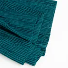 Cool Club, Pantaloni din material textil pentru fete, velur, din tricot striat, turcoaz