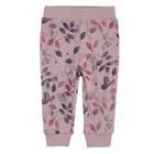 Cool Club, Pantaloni pentru fete, alb, violet, imprimeu flori, set 3 buc.