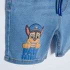 Cool Club, Pantaloni scurti de blugi pentru baieti, denim, imprimeu Paw Patrol