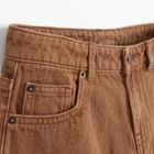 Cool Club, Pantaloni scurti de blugi reglabili pentru fete, maro