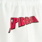 Cool Club, Pantaloni scurti pentru baieti, alb, imprimeu Spider-Man