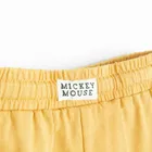 Cool Club, Pantaloni scurti pentru baieti, galben, imprimeu Mickey Mouse