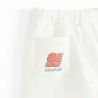 Cool Club, Pantaloni trening pentru baieti, alb, imprimeu Cars