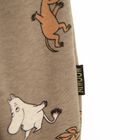 Cool Club, Pantaloni trening pentru baieti, maro, Imprimeu Moomins