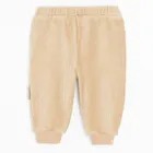 Cool Club, Pantaloni trening pentru baieti, velur, maro, imprimeu Snoopy