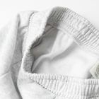 Cool Club, Pantaloni trening pentru fete, wide, caldurosi, gri melanj