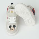 Cool Club, Pantofi sport pentru baieti, alb, imprimeu Mickey Mouse