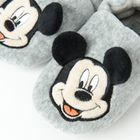 Cool Club, Papuci de casa pentru baieti, gri, imprimeu Mickey Mouse