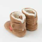 Cool Club, Papuci de casa pentru baieti, maro, caldurosi, imprimeu Fisher-Price
