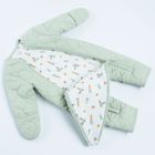 Cool Club, Pijama calduroasa tip salopeta pentru bebelusi, menta verde
