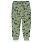Cool Club, Pijama pentru baieti, alb-verde