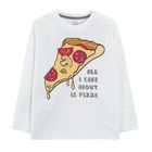 Cool Club, Pijama pentru baieti, mix de culori, imprimeu pizza, set 2 buc.
