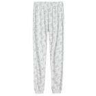 Cool Club, Pijama pentru fete, alb-gri, imprimeu bufnite