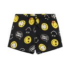 Cool Club, Pijama pentru fete, alb-negru, Smiley World