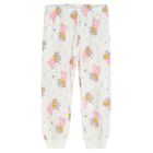 Cool Club, Pijama pentru fete, ecru, imprimeu Peppa Pig