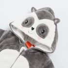 Cool Club, Pijama tip salopeta calduroasa pentru copii, gri, Fisher-Price