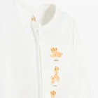 Cool Club, Pijama tip salopeta pentru baieti, alb, imprimeu Lion King, set, 2 buc.