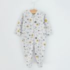 Cool Club, Pijama tip salopeta pentru baieti, bumbac organic, galben, gri, imprimeu Smiley World, set 2 buc.