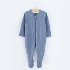 Cool Club, Pijama tip salopeta pentru baieti, bumbac organic, mix de culori, imprimeu animale acvatice, set 2 buc.