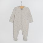 Cool Club, Pijama tip salopeta pentru baieti, gri, bej, set 2 buc.