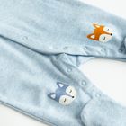 Cool Club, Pijama tip salopeta pentru bebelusi, albastru, set, 2 buc.
