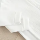 Cool Club, Pijama tip salopeta pentru bebelusi, bumbac organic, alb, set, 2 buc.