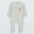 Cool Club, Pijama tip salopeta pentru bebelusi, velur, mix, imprimeu Fisher-Price, set, 2 buc.