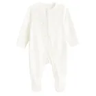 Cool Club, Pijama tip salopeta pentru fete, alb, set, 2 buc.