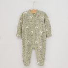 Cool Club, Pijama tip salopeta pentru fete, roz deschis, verde, imprimeu gascute, set 2 buc.